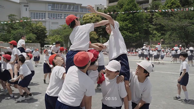 運動会の模様
