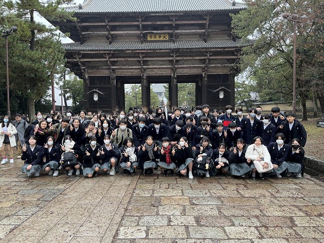 奈良　大華厳寺での合影